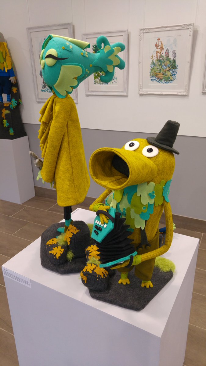 TheBagfish's tweet photo. I absolutely loved the @FeltMistress creations inspired by #TheMoomins for the Finnish Village @comicartfest #LICAF17 https://t.co/zIe5UqkDsY