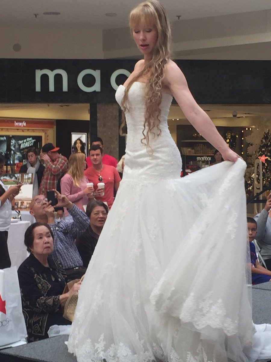 Come by today until 3pm for our Wedding Expo! See gorgeous bridal gowns by #HelenMillerBridal! #wedding #sanmateo #HillsdaleShoppingCenter