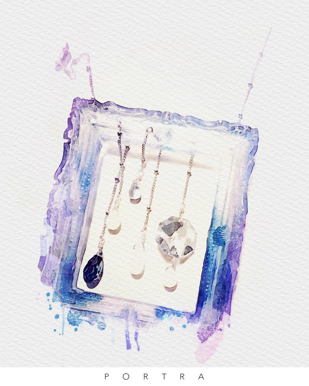 K Plusoi さんはtwitterを使っています 水彩画アプリで拙作を加工してみました 綺麗綺麗 でももっと綺麗に映えるのは 誰かに身につけてもらってから 現在 大阪中崎町ギニョールでの 夜の博物館展 へ出品中 新宿9 Acryl Closetと高円寺lecurioの3店舗