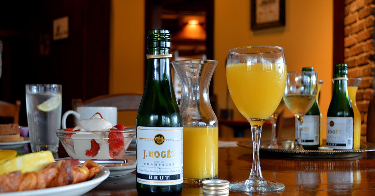 $5 mimosas - the perfect reason to brunch.