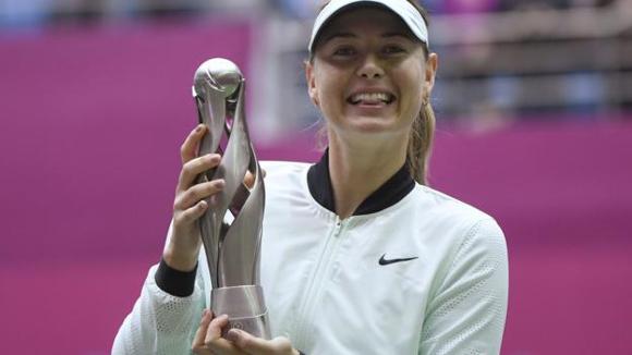 theayersgroup's tweet photo. Maria Sharapova beats Aryna Sabalenka to win Tianjin Open title https://t.co/hotwpQc7nd https://t.co/jlUBXcq8p2