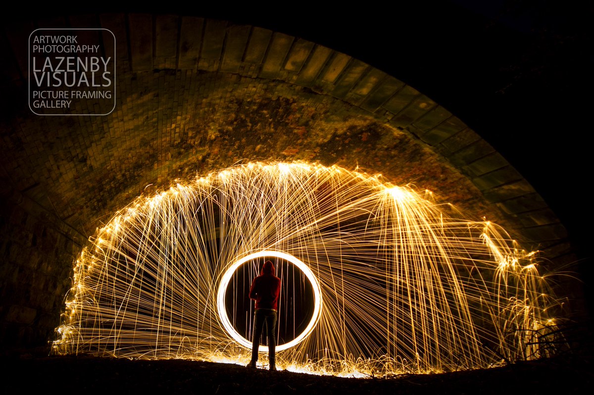 LazenbyVisuals's tweet image. My first ever attempt at #wirewoolspinning - more here flickr.com/photos/lazenby… - #lightpainting #wirewool #longexposure #steelwool
