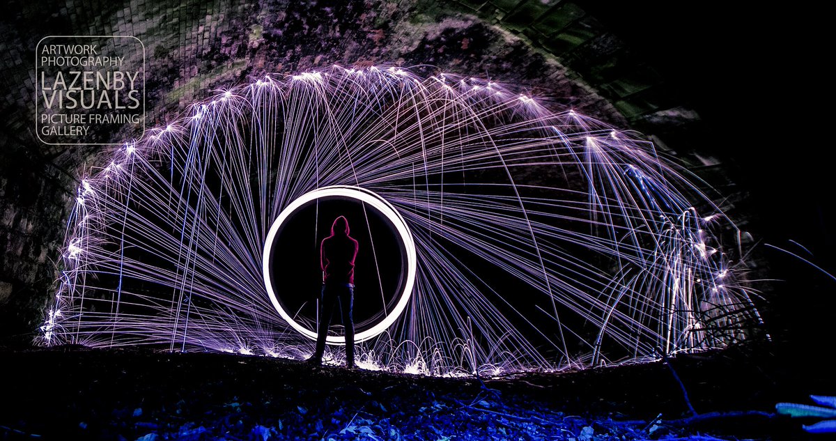 LazenbyVisuals's tweet image. My first ever attempt at #wirewoolspinning - more here flickr.com/photos/lazenby… - #lightpainting #wirewool #longexposure #steelwool
