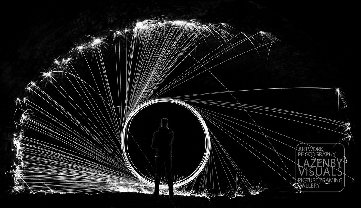 LazenbyVisuals's tweet image. My first ever attempt at #wirewoolspinning - more here flickr.com/photos/lazenby… - #lightpainting #wirewool #longexposure #steelwool