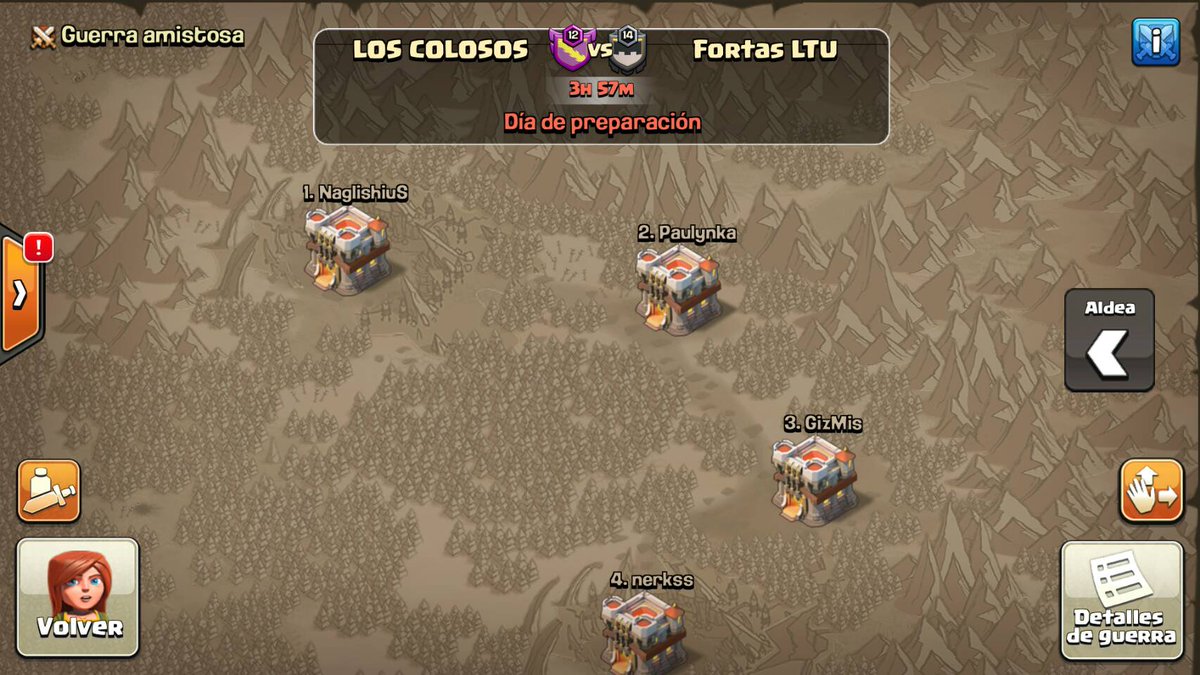 AW between our last <a href="/champwarleague/">Champions War League</a> match and the first <a href="/clash_roulette/">Clash Roulette</a> spin with <a href="/Fortas_LTU/">Fortas LTU</a> !!
Bd: 4/10/16
GL🍀🍻
#GoColosos 🔥💪