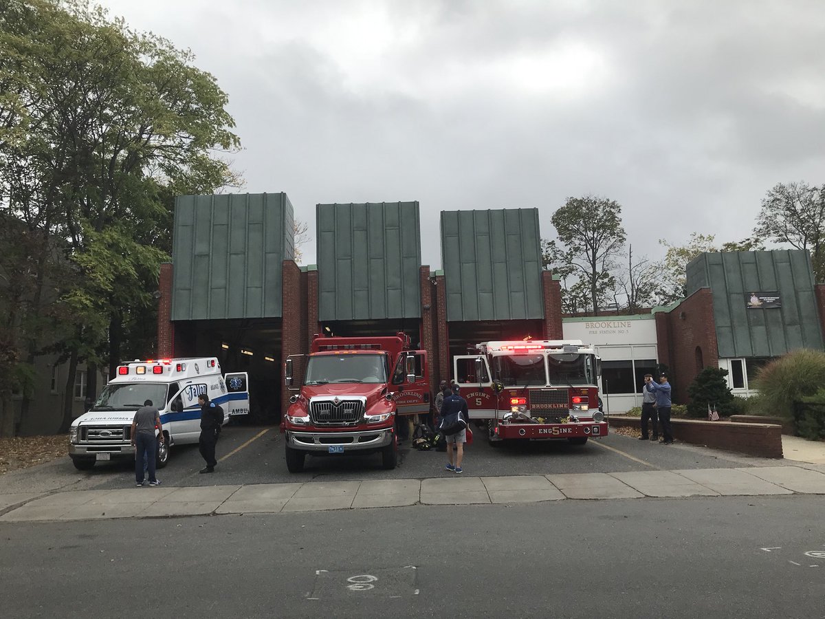 BrooklineFD's tweet photo. Open house at station 5 today! #firepreventionweek2017 https://t.co/ZcrvQICX0O