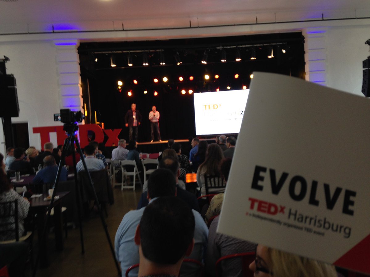 JoeChiarella's tweet photo. Woo hoo! TEDx Harrisburg is kicking off. #upnextfest continues! Congrats to @mesgchris & so many others for a great job! #tedxharrisburg https://t.co/4DQf526sc4