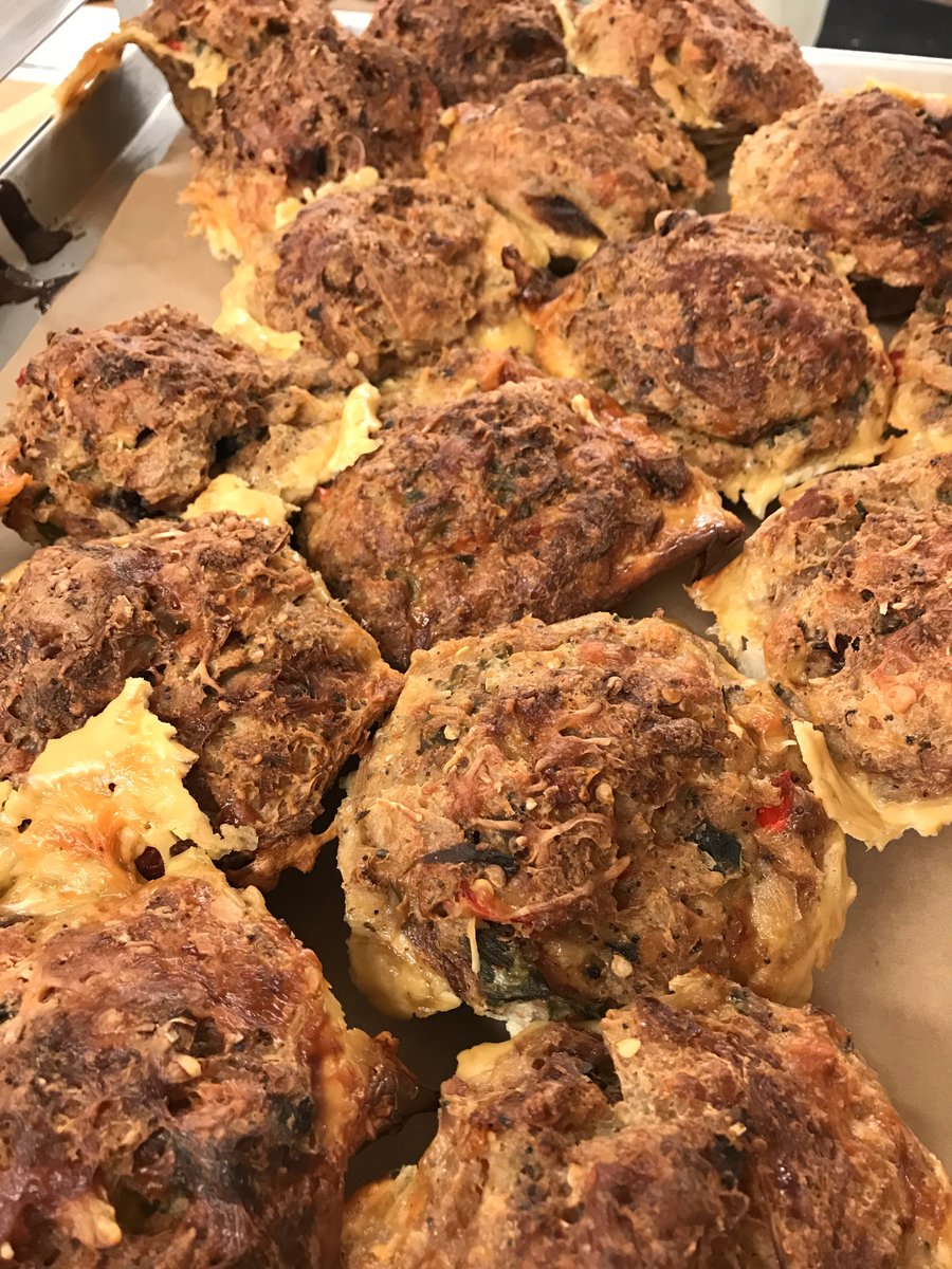 BakerandSpice's tweet photo. This weekend's savory bread pudding is full of roasted peppers, onion, garlic, ham, zucchini, and gruyere cheese! YUM! https://t.co/wJkrGXdpTS