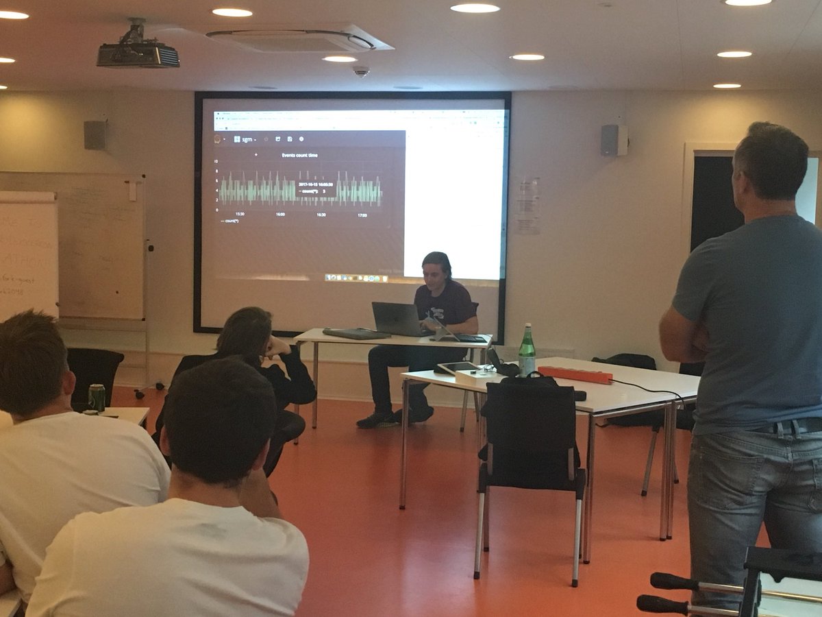 ah3rz's tweet photo. end of pre-#dockercon hackathon w/ @crateio + @dockercph - lots of cool IoT machine data hacks!! join us next time https://t.co/PCet9R8qDB 🐳 https://t.co/B6MhvbLd0O