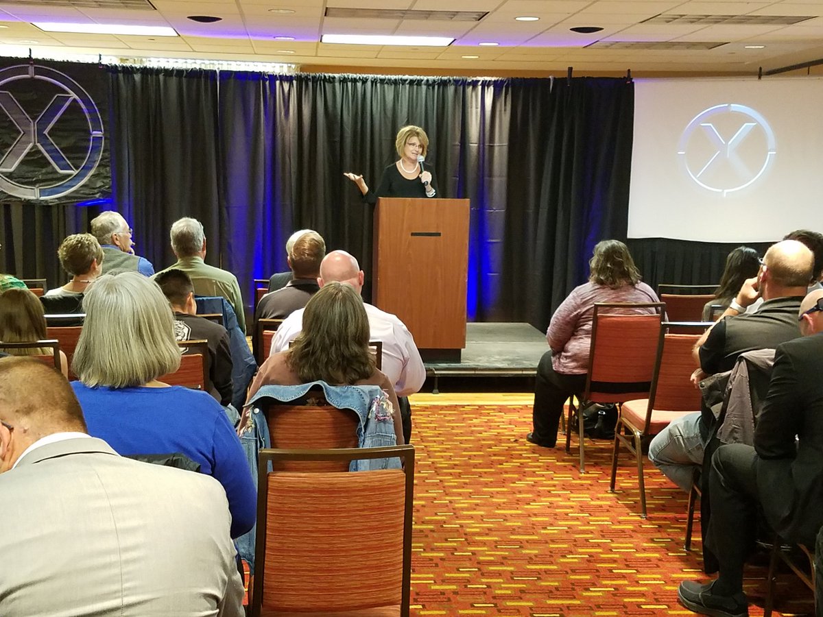 joedarkangelo's tweet photo. Laura speaking from her heart to a packed house in Colorado. #XOtrainingsystem https://t.co/WhhWZPtR8l