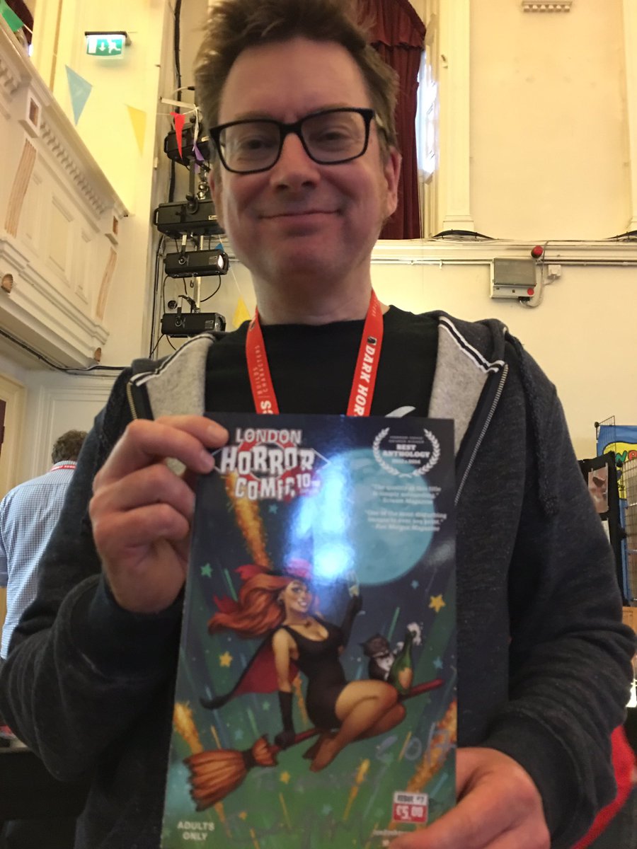 londonhorror's tweet photo. Entering the last hour of #LICAF17. Grab your copy of London Horror Comic at Table 66 Comics Clocktower https://t.co/vejO3NDRLe