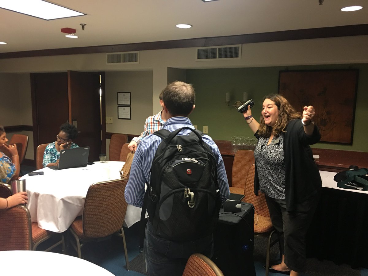 Mmsykes88's tweet photo. Coaching/Celebrating success! #2017FallInstitute @ncntspuncga https://t.co/F3tS3osLlG