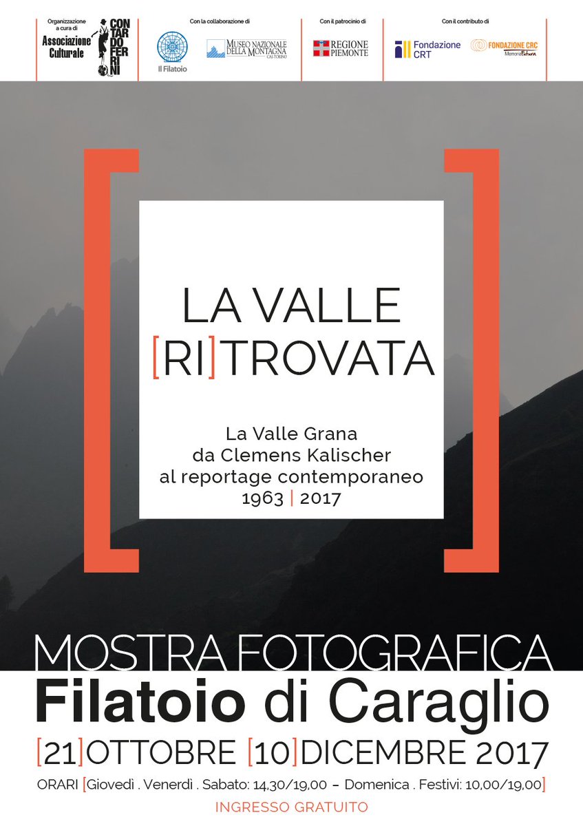 CineFerrini's tweet photo. E' scattato il conto alla rovescia.
Sabato prossimo inauguriamo la nostra prima mostra al #Filatoio di #Caraglio. https://t.co/mp4iRqvyfA