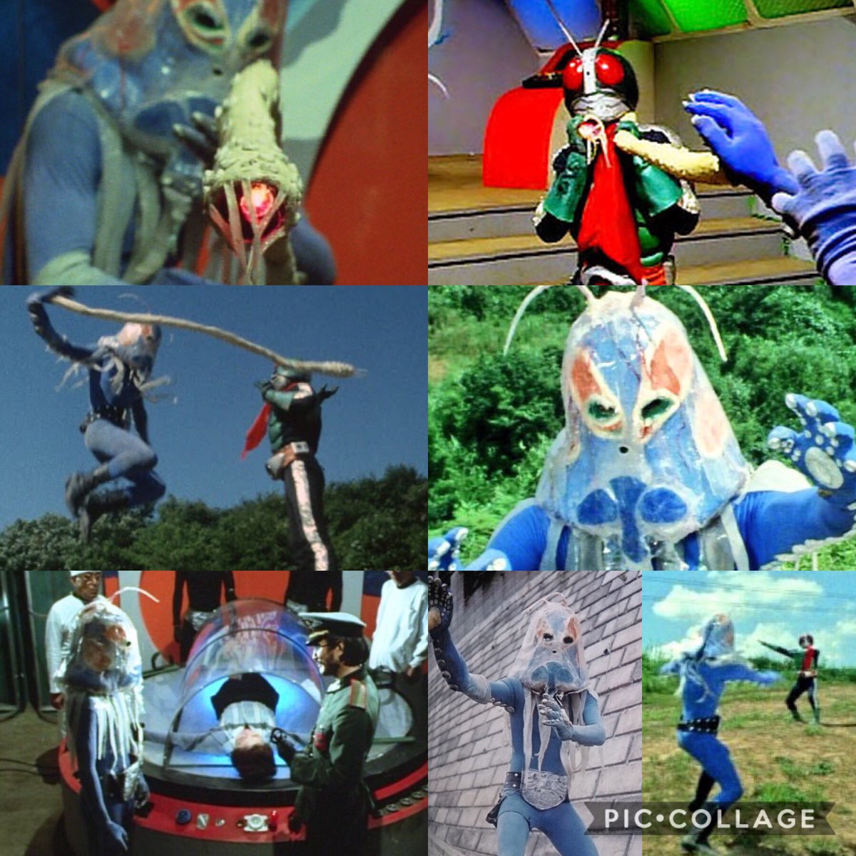 仮面ライダー 第29話「電気怪人クラゲダール」 昭和46年（1971年）10月