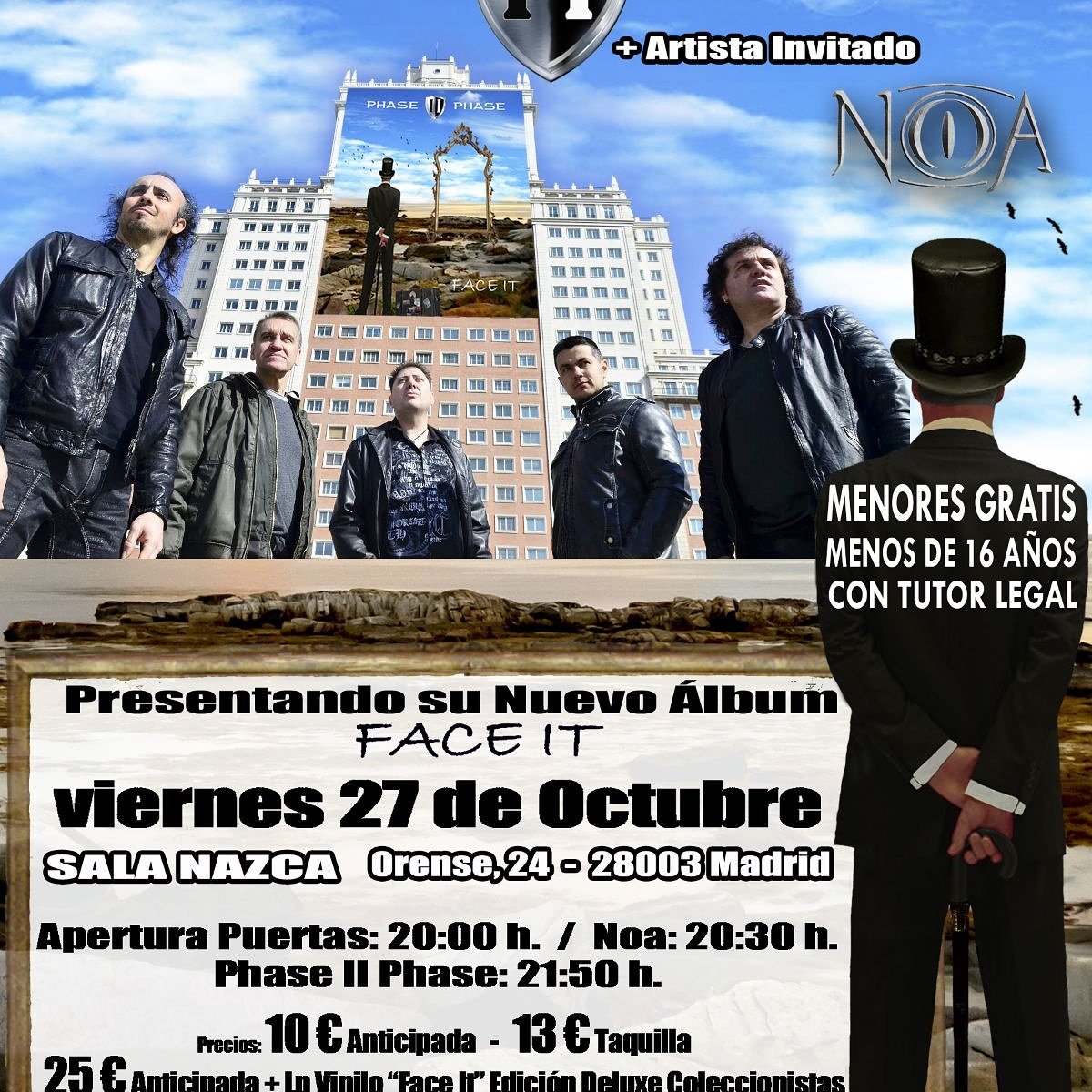 PhaseIIPhase's tweet photo. Solo 13 dias, la cuenta atras sigue avanzando ¿tienes ya tu entrada?#faceit#phasetophase https://t.co/IwRbhjlnL0
