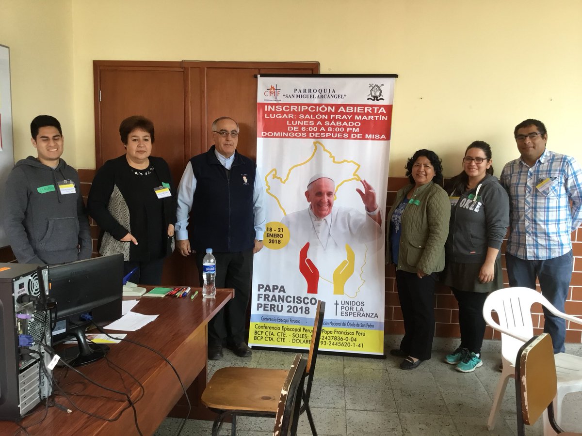 ArcangelCmf's tweet photo. Inscripciones abiertas para los eventos por la visita del Papa hasta el 31 de octubre... los esperamos https://t.co/tITpf9snA0