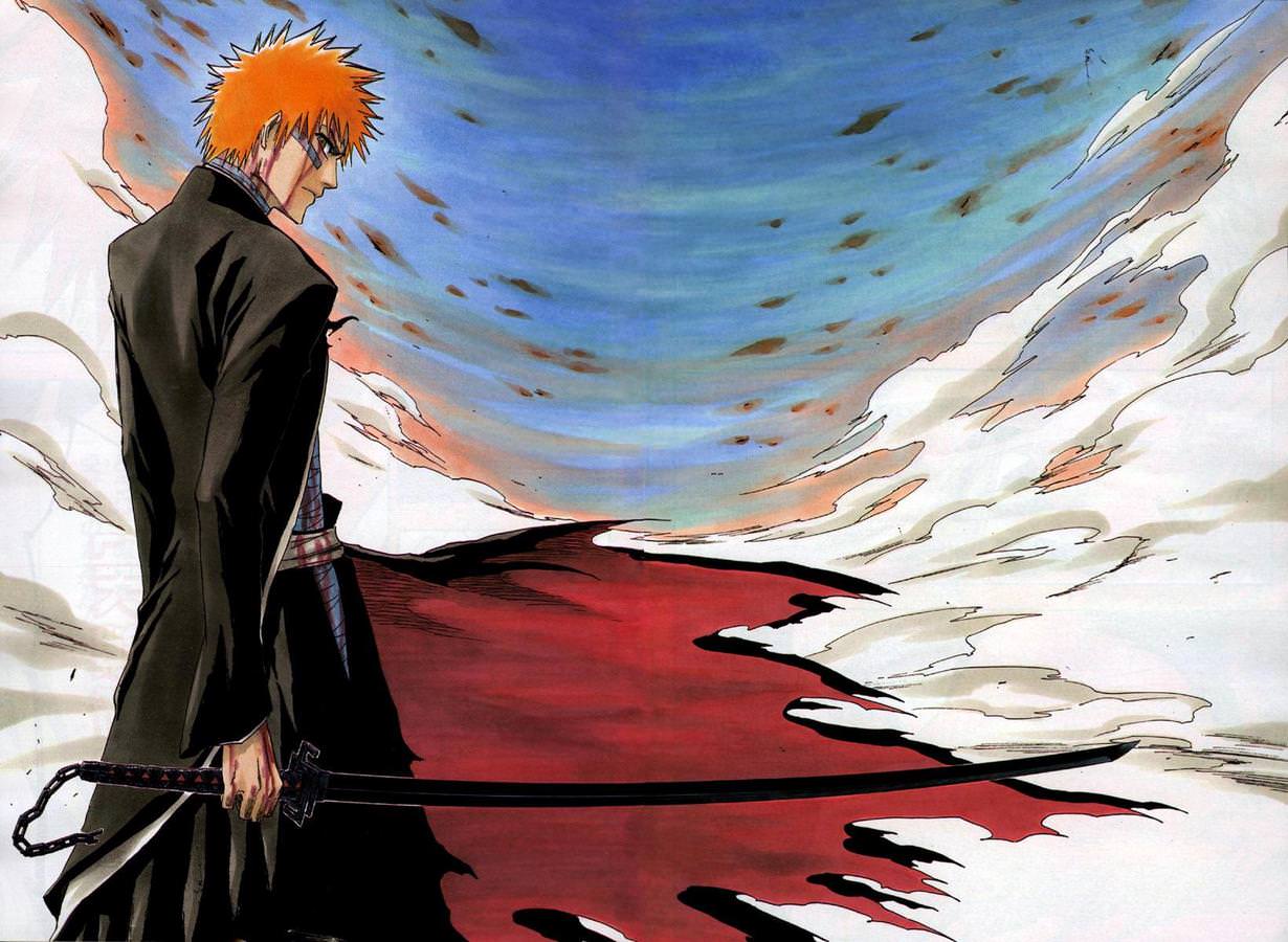 ぶちょー Twitterissa 1 黒崎 一護 Bleach きっかけは良く覚えてないけどいつの間にかbleachファンになってた ぶっきらぼうで口も悪いけど根は優しいって所が好感度高し 優しいお兄ちゃんオーラが漂う 卍解すると刀だけじゃなくて死覇装も破けたマントみたいに