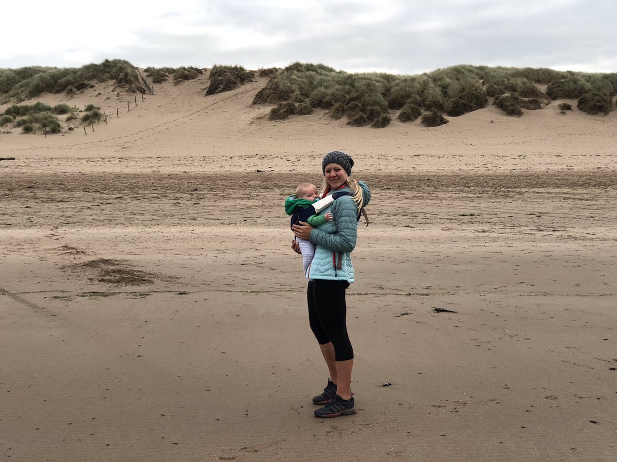 FaithCripps's tweet photo. Just what the Dr ordered.....loving Croyde Bay with a baby! https://t.co/YAHvlwbGmr