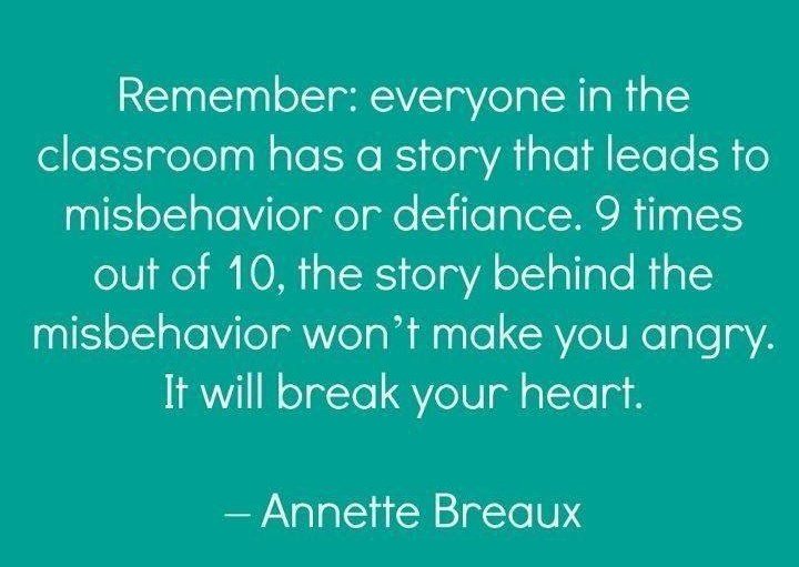 teachergoals's tweet photo. The best way to fix behavior is to get to the root instead of immediately punishing kids #relationships https://t.co/oeIR0CbayF