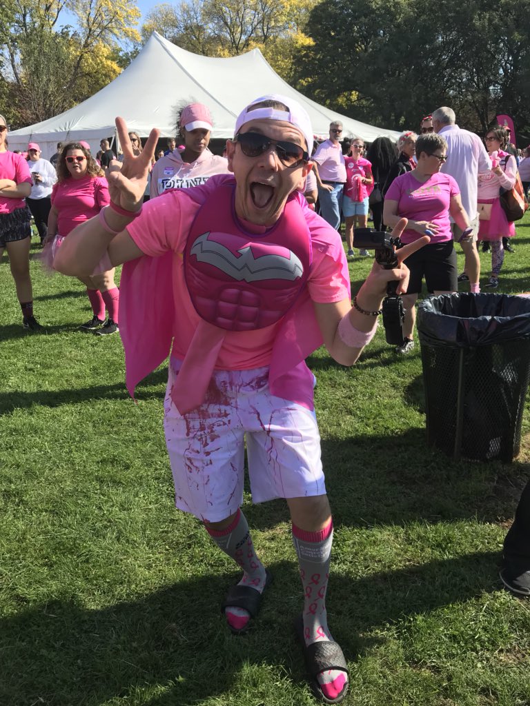 benitazahn's tweet photo. Sea of pink #BreastCancerAwareness #AlbanyStrides @WNYT https://t.co/QVTLrKbXDS
