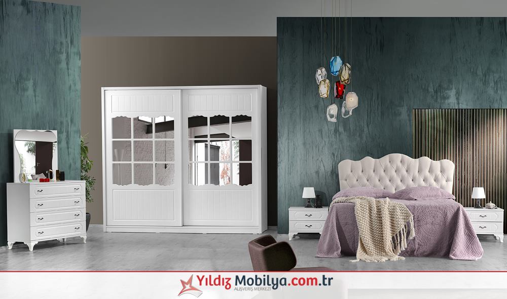 Monreal Mdf Yatak Odasi Yildiz Mobilya