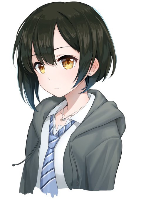 黒髪ショートのtwitterイラスト検索結果 古い順