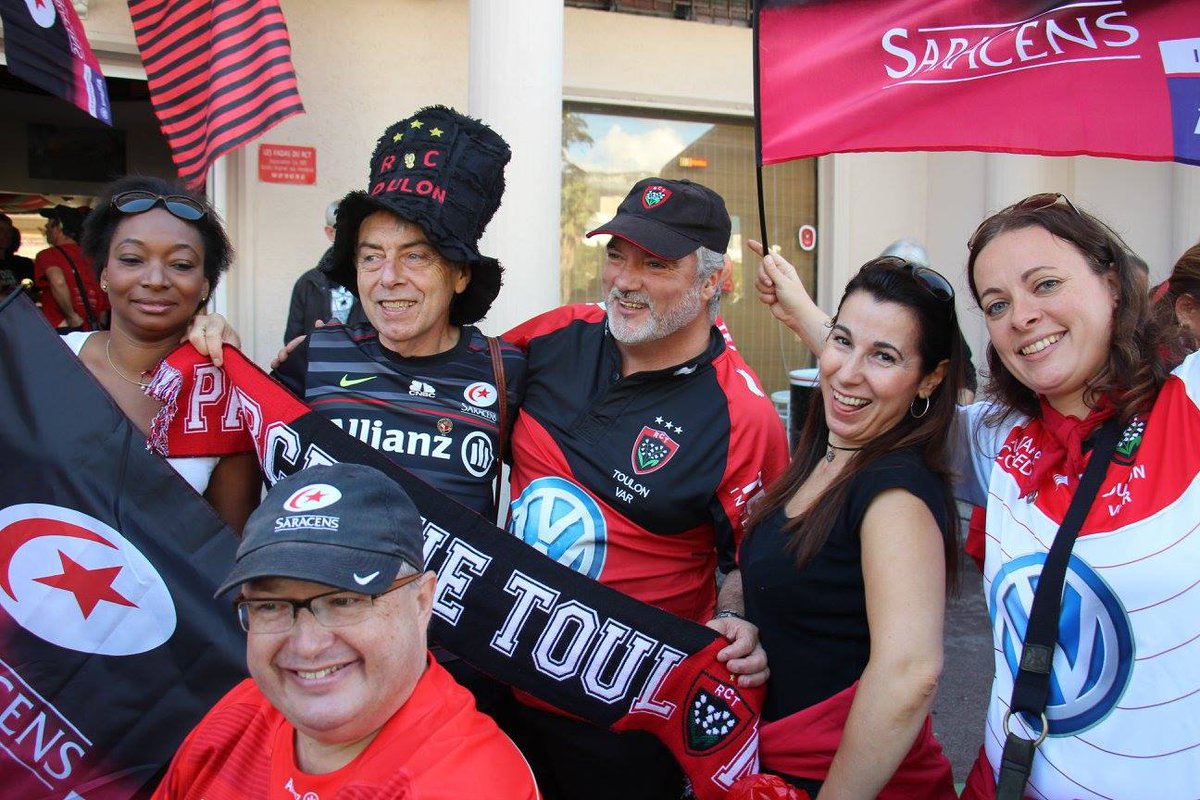veroniquelandew's tweet photo. #memorry lane, at Toulon with #rugbyfamily, 1 year ago! Today I am a rooting for @RCTofficiel and @Saracens to win @ChampionsCup #rugby⚫️🔴💪💪 https://t.co/htskYVmMvC