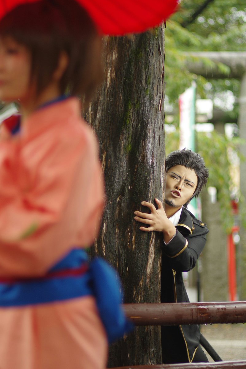 MilkShake06's tweet photo. コスプレ
[銀魂/近藤勲＆志村妙]

「しいていうなら追跡者です。愛の」

photoサトーさん https://t.co/dTipXC3Uwj