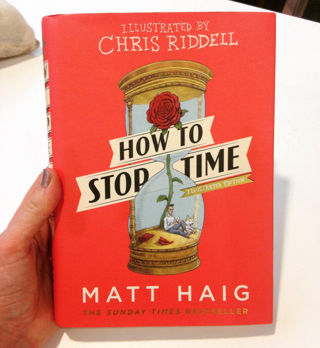 GrainneClear's tweet photo. New beauty from Matt Haig and @canongatebooks courtesy of the lovely person on their stand at #FBF2017 Pencil illos by @chrisriddell50 too! https://t.co/JWuSyyUGUU