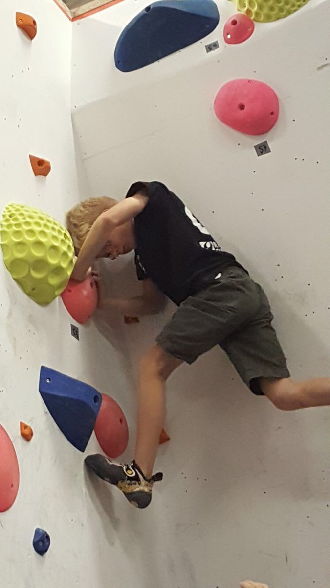 On the way to topping the final climb. 5/6 topped. Just waiting results...