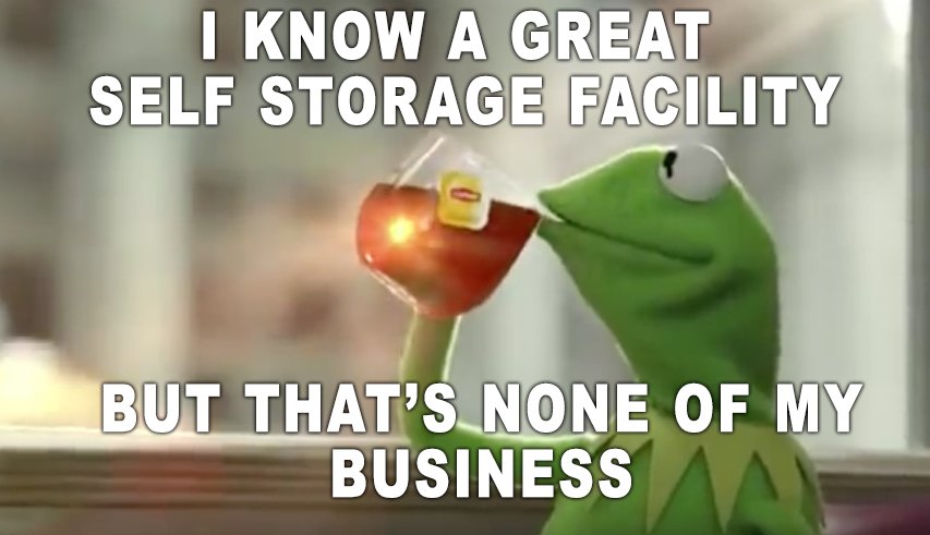 AllStorageNW's tweet photo. "I know a great self storage facility, but that's none of my business"
#AllStorageNorthwest #SelfStorage https://t.co/Vt1eugXm8z