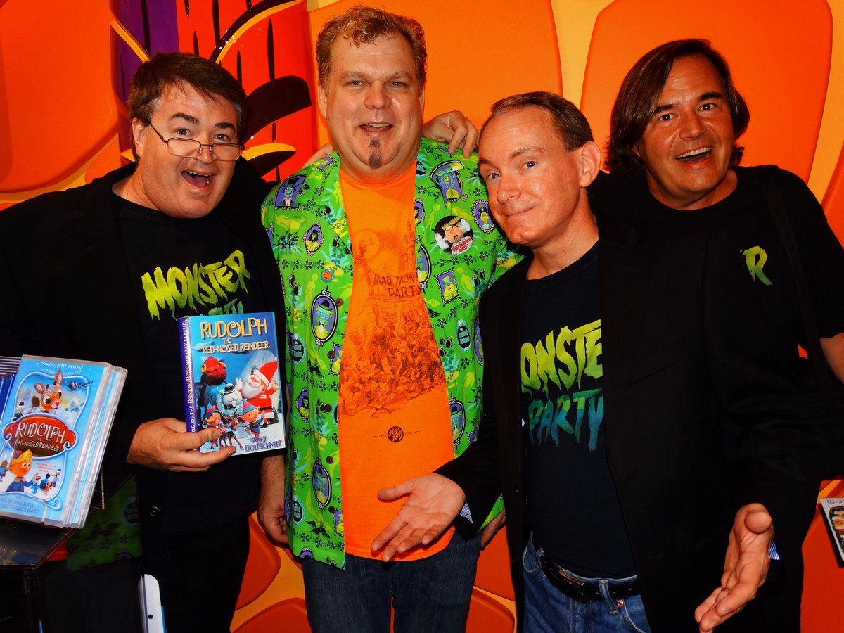 monsterpartyhq's tweet photo. Thrilled to meet #Shag and @Rickgoldschmidt at last night's #ShagStore event, celebrating the 50th anniversary of #MadMonsterParty! https://t.co/iH7XmGcU0i