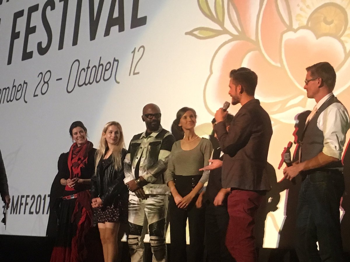 SagaFlight's tweet photo. "The Survivor" team discussing the #scifi short at the recent @mkefilm Festival: https://t.co/oLGhNa4Sfg #ATaleFromTheNearscape https://t.co/mLJoyCOKXJ