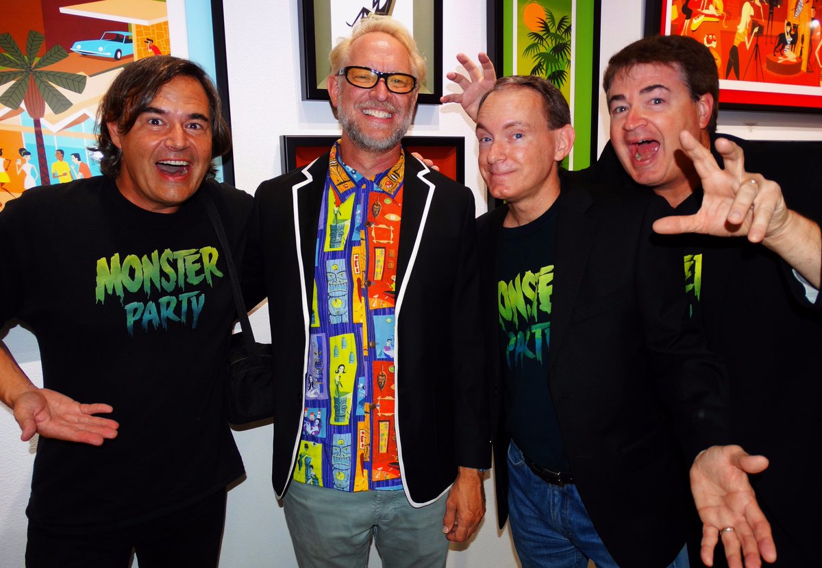 monsterpartyhq's tweet photo. Thrilled to meet #Shag and @Rickgoldschmidt at last night's #ShagStore event, celebrating the 50th anniversary of #MadMonsterParty! https://t.co/iH7XmGcU0i