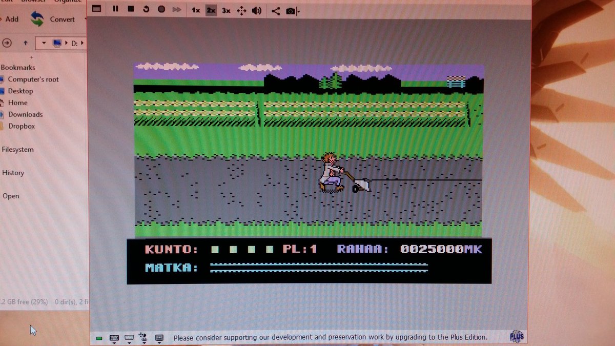 GamesWithNova's tweet photo. Uuno Turhapuro muuttaa maalle, still insanely hard. #amersoft https://t.co/jk3GpOD6YN