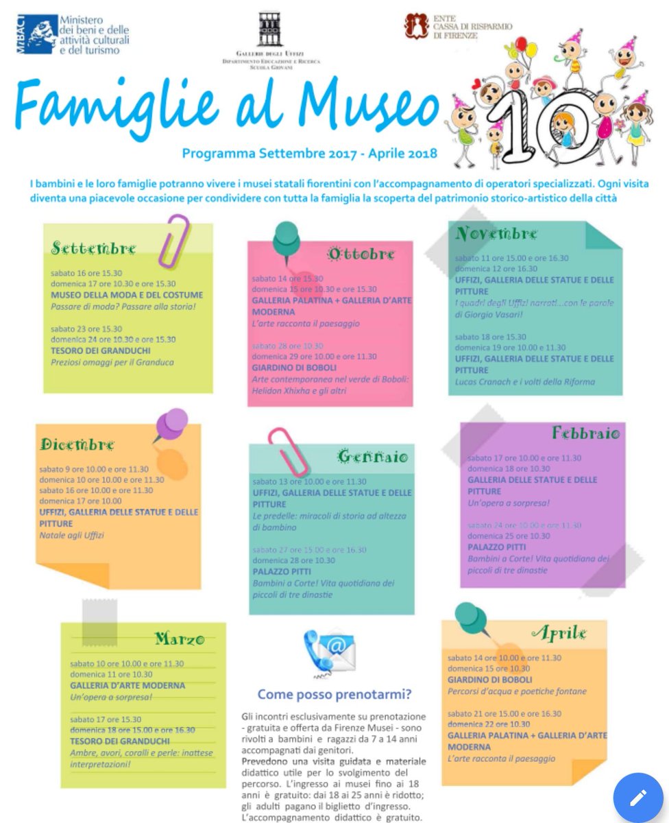 UffiziGalleries's tweet photo. Una meravigliosa opportunità è stata colta #oggi a #Pitti da alcune #famiglie prenotate per le nostre attività  https://t.co/Jdbpo7Qutc https://t.co/8GwXm1d032