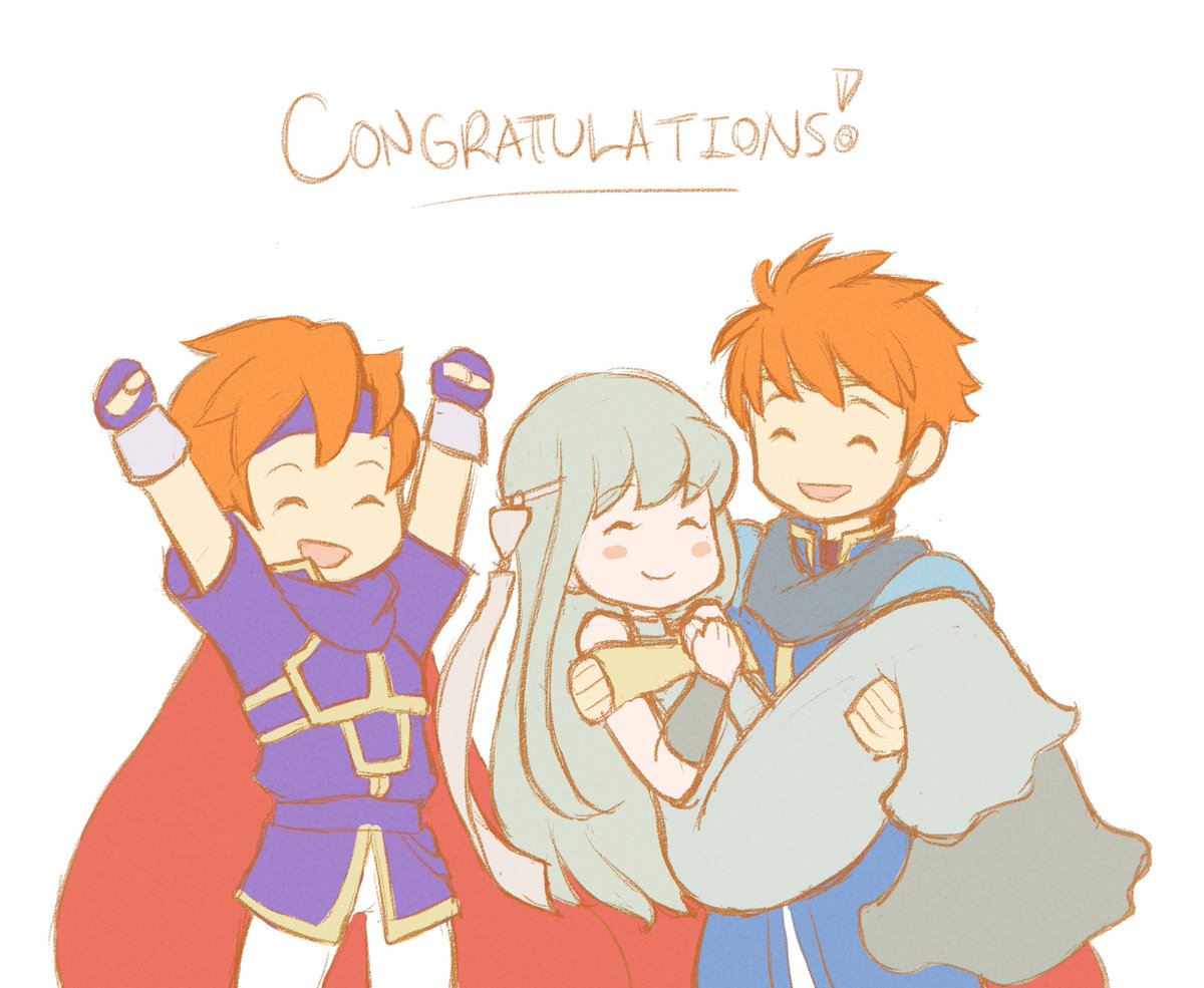 Larachelle_art's tweet photo. Congratulations #TeamNinian ! I don't have her so Roy and Eliwood put in a lot of work π https://t.co/w1zZaPPoGb