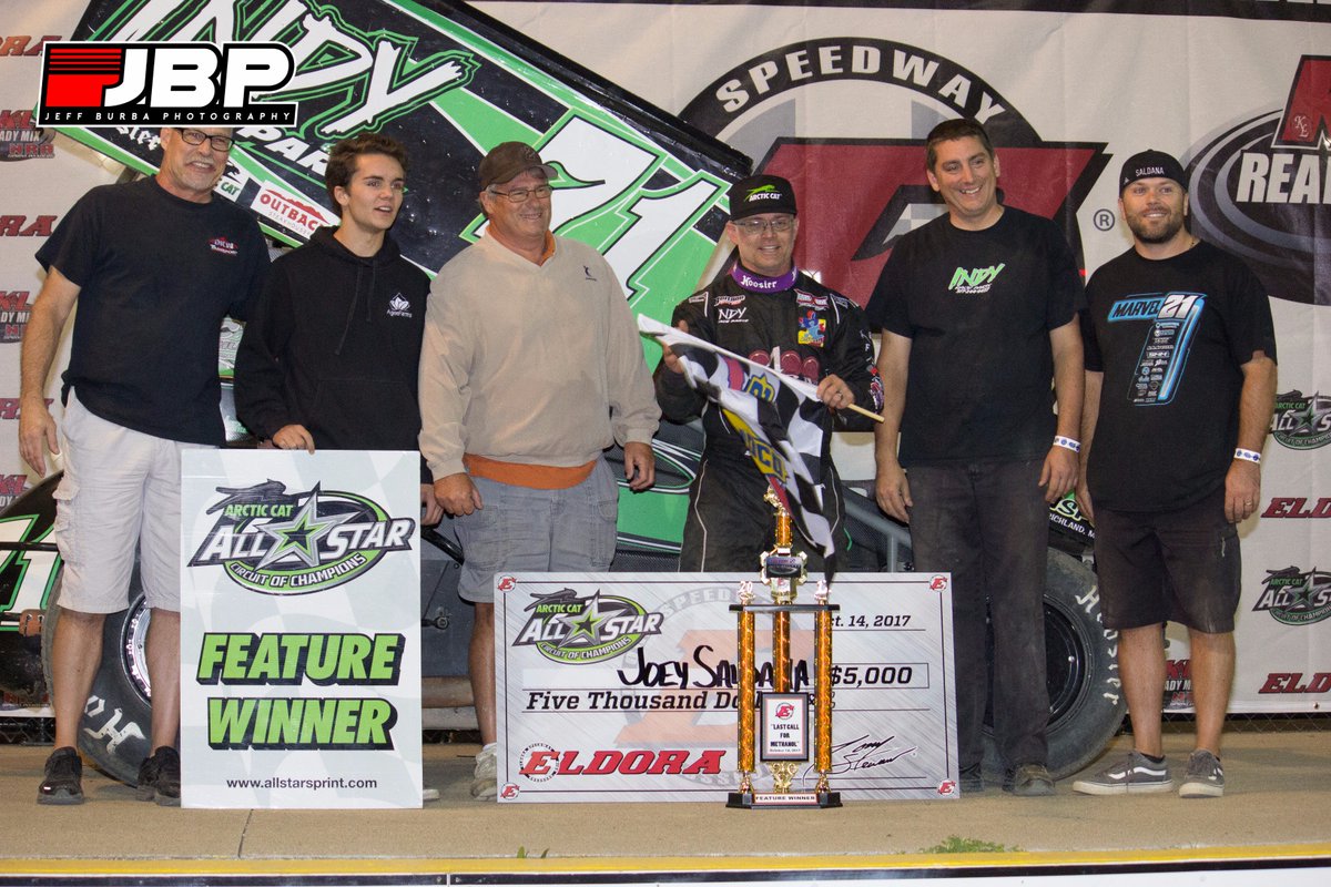 jeffburba37's tweet photo. .@JoeySaldana picked up the win last night with @ASCoC at the @EldoraSpeedway https://t.co/GmnkXn0fJB