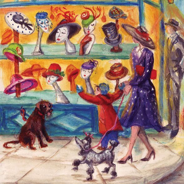 garbomodels's tweet photo. "A visit to the Hat Shop" by Rosemary Woods. | #art #illustration #nrw17 #tradingpsychology https://t.co/Pw0HDopQAV