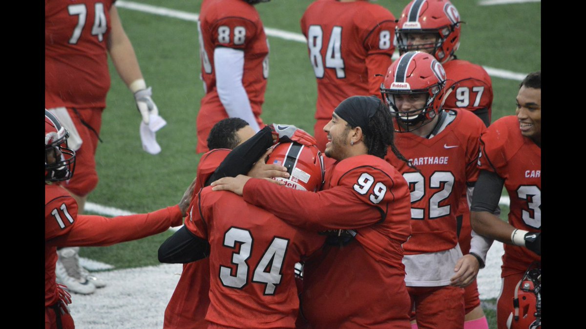 mandapoppinnss's tweet photo. Words cannot explain how proud I am of you @jpausa2. #GoRedman #carthagefootball #proudsisterandparent https://t.co/E6DVGHxl4e