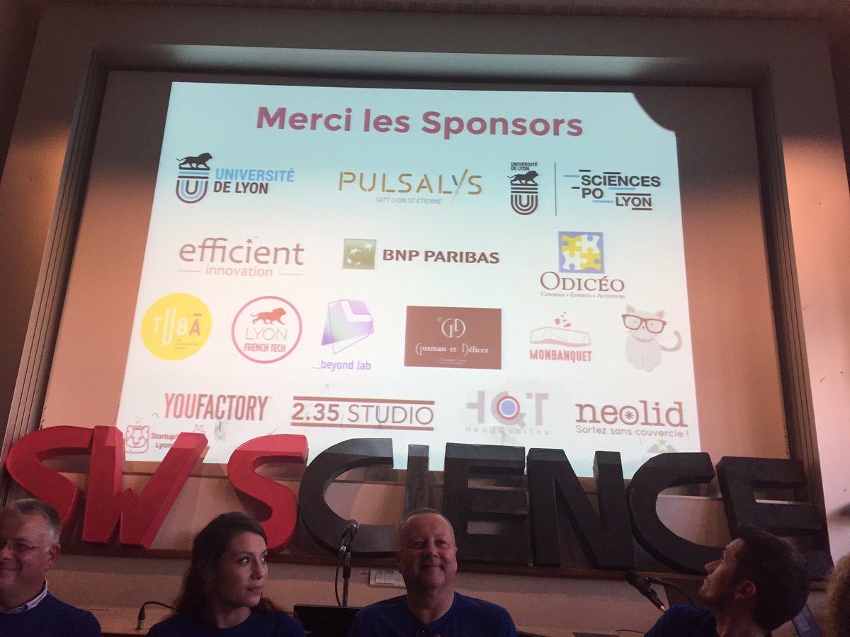 swlyon's tweet photo. Merci mille fois encore à nos sponsors 😍😍😍 #swlyon #swscience #science #lyon https://t.co/99xUE5ZXOQ