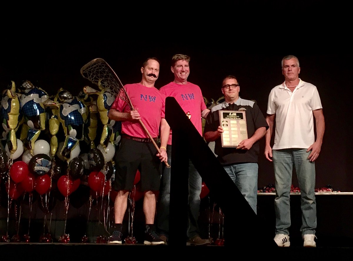 Salmonbellies's tweet photo. Congrats to our coaching staff - Steve, Russ, Kevin, and Bill - for being named BCLA Senior Box Coaches of the Year! 🙌👏 https://t.co/8D1UZgBVLw