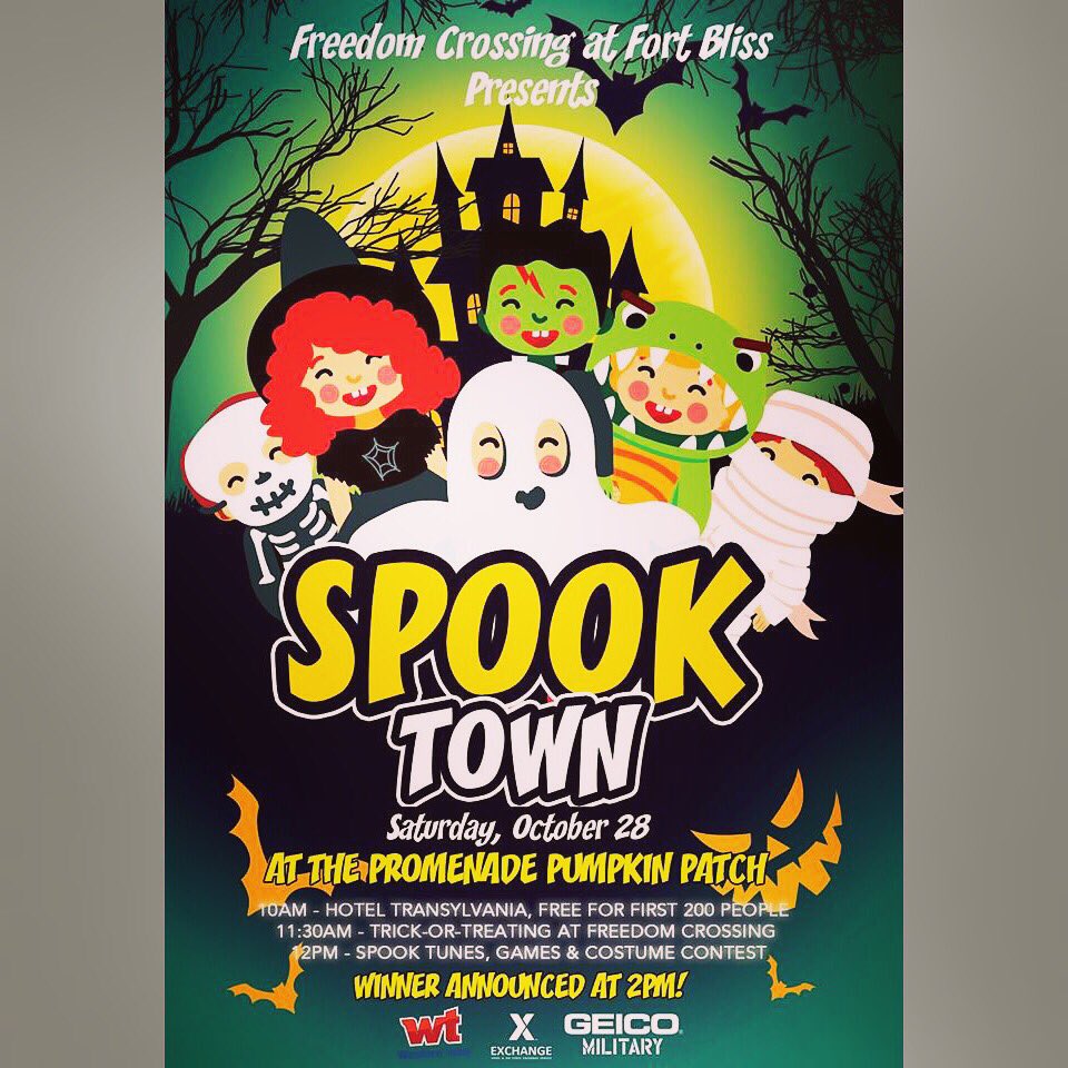 whatsupweekly's tweet photo. Calling all witches &amp; goblins!...@FreedomCrossing invites you to get #spooky with them at this years #SpookTown! 👻🎃
Event open to the public https://t.co/X3cvGW8R24
