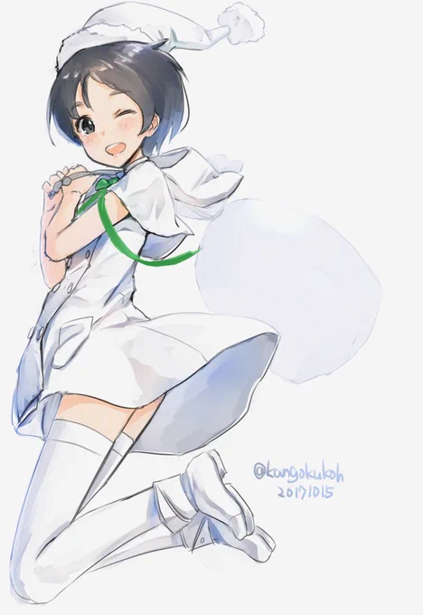 #艦これ版深夜の真剣お絵描き60分一本勝負
#艦これ版真剣お絵描き60分一本勝負_20171015
#まるゆ 