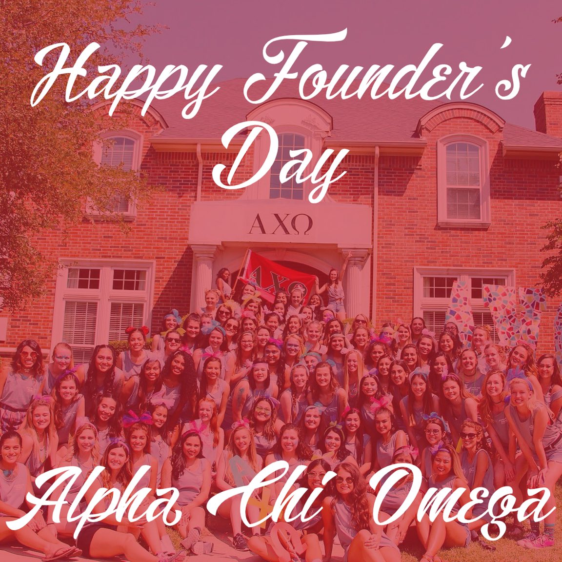 Happy 132nd Founder's Day to the beautiful ladies of <a href="/utaaxo/">ALPHA CHI OMEGA</a>! We are so thankful to share a campus with such an amazing group of women! ❤️