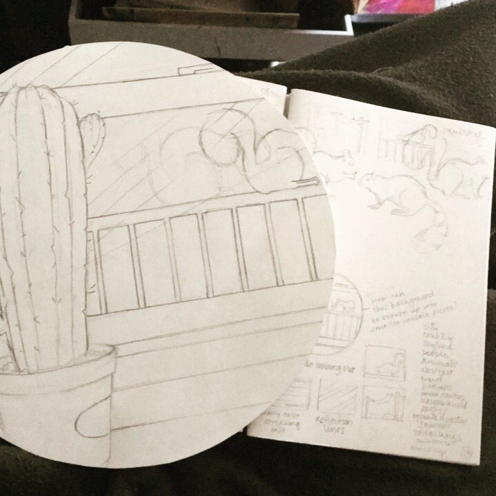 KilninIt's tweet photo. Sketching ideas for the #selfportrait #mosaics project https://t.co/0xr5z6ZYv6