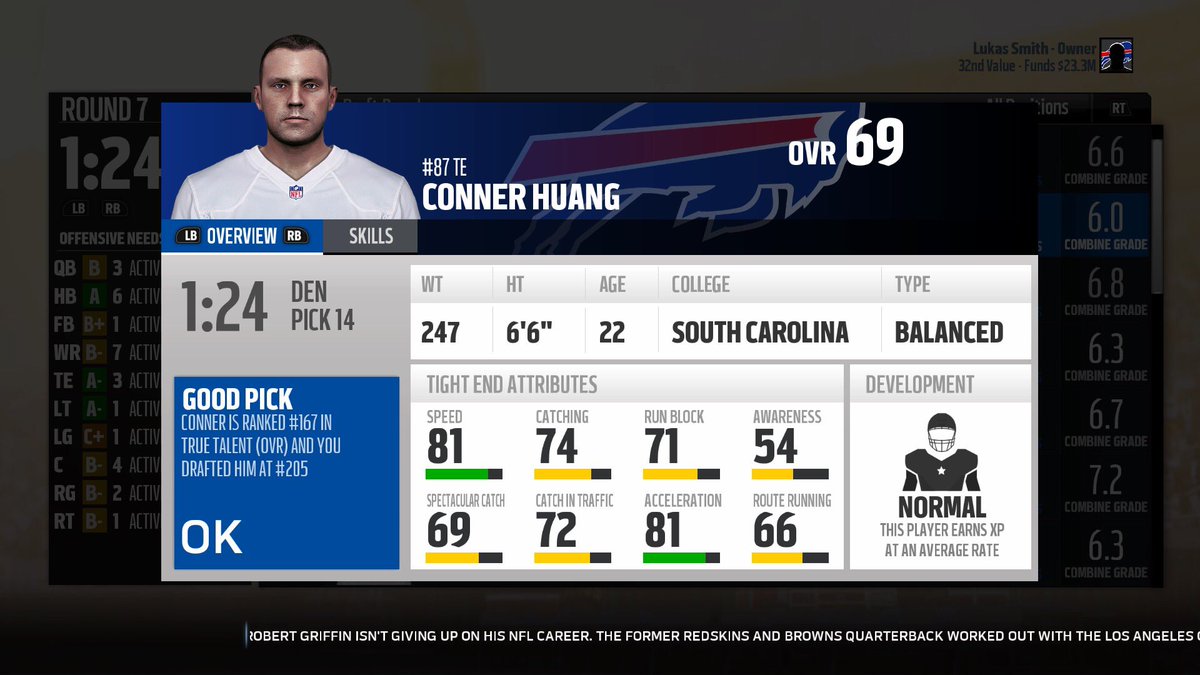 USFC_Bills's tweet photo. Draft is officially over and now the hard work begins! Here is some more highlights from the draft!! @USFConline https://t.co/qXnUh6yItE