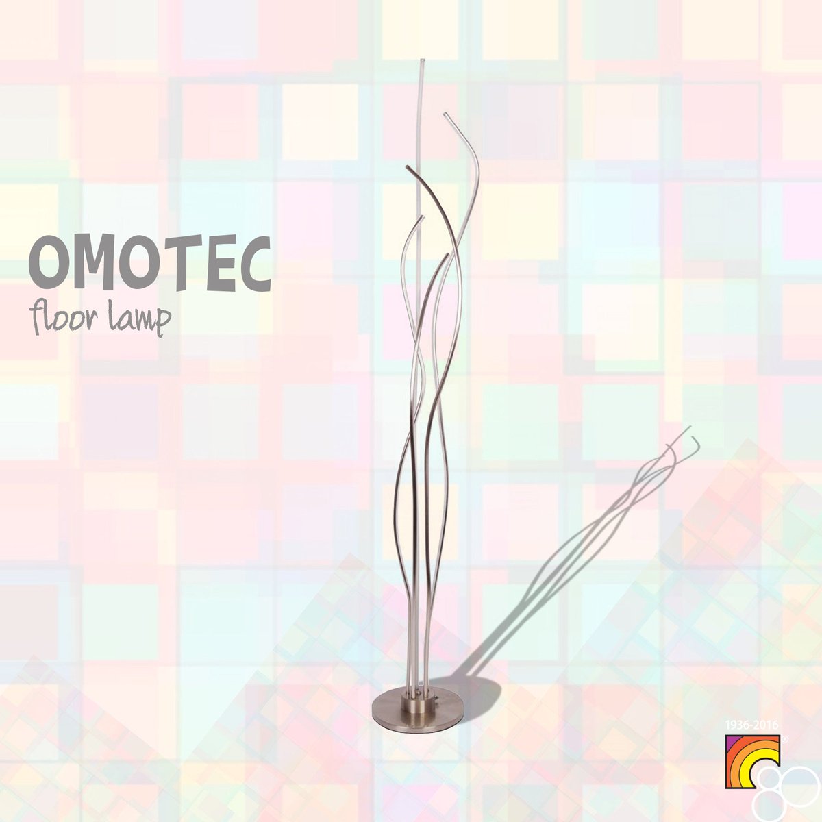 robinsonlights's tweet photo. The Omotec floor lamps provide a structural element to a space with its fluttering upward spiral design. #lighting #new #style #design https://t.co/m595ChzNcK