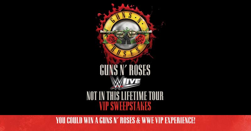 LiveNation's tweet photo. Enter for a chance to win a @gunsnroses &amp; @WWE VIP experience! ENTER NOW: https://t.co/2TShbL8RBx https://t.co/s0uD1hKZdN