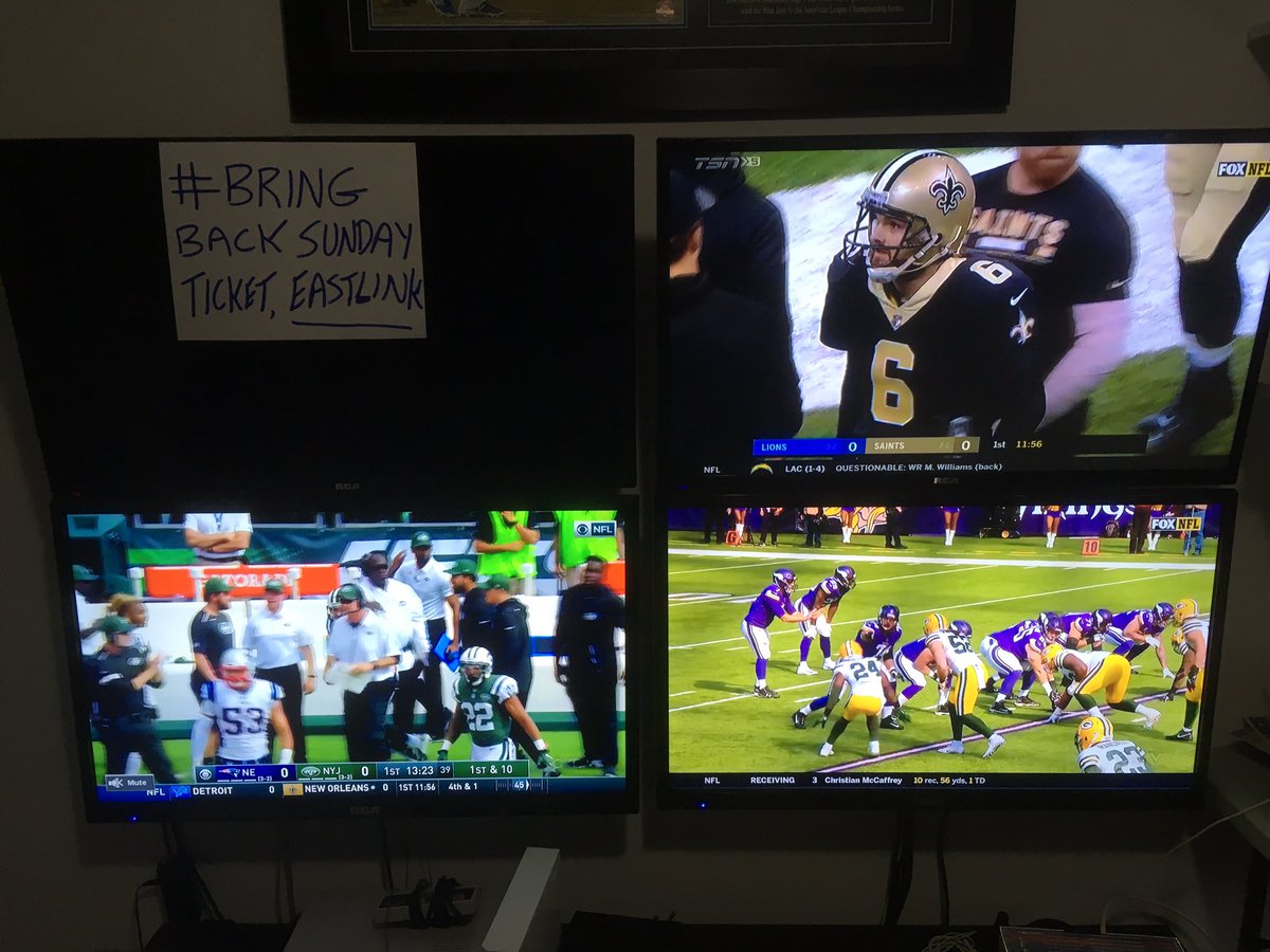 ShuteAndrew's tweet photo. Hey @Eastlink, #BringBackSundayTicket.  @DAZNSucks https://t.co/XYgzhNJJac
